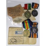 Brothers - BWM & Mercantile Marine Medal (Percy Quested). And a late claim (1977) BWM & Victory