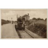 Great Northern Ireland Railway, Fintona, horse pulling carriage along track at Fintona Junction   (