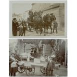 Titchfield, superb original R/P collection of carnival 1912, fire brigade, floats, etc must be