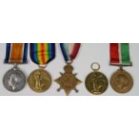 WW1 medals - Mercantile Marine Medal to Walter Parry. Victory Medal to 142315 Spr W Smith RE, 1915