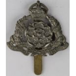 Badge - original Derbyshire Yeomanry white metal badge
