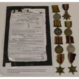 1915 Trio with Special Constabulary Long Service medal to k.54425 C D Rochford RN with large photo