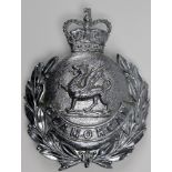 Glamorgan Police Helmet badge, 1950's issue for the Queens Visit