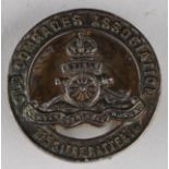 Badge - 175 Siege Battery Old Comrades Assoc., silver, hallmarked H.P. London, 1927