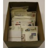 GB collection of covers with special commemorative postmarks, railway, military, royalty,