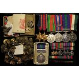 Group mounted as worn - 1939-45 Star, Burma Star, Defence & War Medal + MID (L/G 19 Sept 1946 for