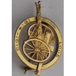 Sweetheart - Loos 1914-1916 Brooch/Badge 9ct. gold (French) 2.9gms. (pin not gold)