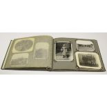 German WW2 photo album with front cover with eagle Stab II. A.R . 4 dated 1936 containing mainly