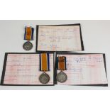 BWM medals to 266246 Pte F C Hickson R W Kent Reg/ 15690 Pte F F S Philips W Rid Reg M2/152129 Pte H