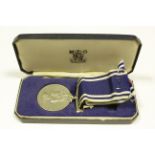 Police LS&GC EIIR in fitted Royal Mint case, Sergt. John Harper, GVF