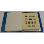 British West Indies British Virgin Islands stamps collection on leaves and hawid pages, with some