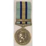 Royal Observer Corps Medal named to Chief Observer C G Humphrey, with Long Service bar. Served No 15