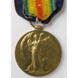 WW1 Victory Medal to 1290 Pte Gordon Wood 1-BN A.I.F. Killed 18th March 1918. From Putney, London.