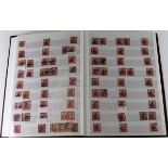 India specialised collection/accumulation in red stockbook of 1971 Relief Fund stamps (qty)