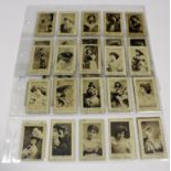 Richmond Cavendish, Actresses, Gravure (back Top-Bottom) collection of 55 cards in pages, mixed