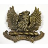 Badge Ayrshire Earl of Carrick's own Yeomanry brass with lugs