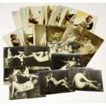 Nudes & Bathing Belles, original collection, postcards & photos   (approx 40)