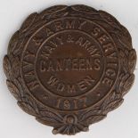 Badge - Navy & Army Services Canteens, Women's 1917 No. 21425