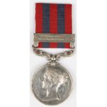 India General Service Medal 1854 with North West Frontier clasp, impressed 'xxxxx G Shields H M's