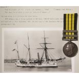 East and West Africa Medal 1892 with bars Benin River 1894 (42 to ship), and Brass River 1895 (71 to