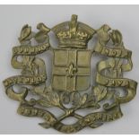 Pouch badge for the 69th South Lincolnshire. Brass