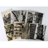 Nazi Germany, 11 mainly Military, inc. Bridge Building, Parades, Groups, multi-view Unsere