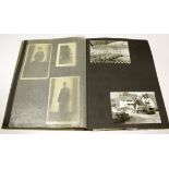 German WW2 photo album with fifty two army related photos and twenty two post WW2 reunion photos his