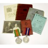 Soldiers and RAF Airmans documents, medals etc., to 3953505 J W Turner Welsh Reg, enlisted 1923,