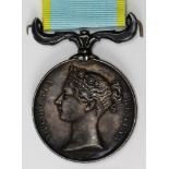 Crimea Medal (no bars) engraved 'H Chessell 1854'. With copy medal roll, a Shipwright on HMS