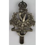 Badge - original 8th Irish Battn. King's Liverpool Regiment, unmarked silver Officer's badge