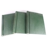 Small box with original old time collection housed in green loose leaf albums, all World, mint &