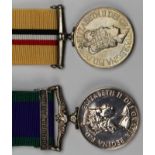 CSM QE2 with clasp Northern Ireland (25070272 Pte R.L. Aitken A & SH) and Iraq Operation Telic Medal