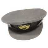 RAF WW2 officers hat, nice clean example, some wear to leather sweat band