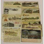 Early Postcards. Collection of early cards including Victorian court cards, mainly used includes