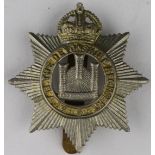 Badge - original 4th Vol. Battn. Devonshire Regt. white metal medal