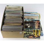 Shoebox containing mixed selection, vintage & modern (approx 600 cards)