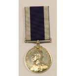 Naval LSGC Medal GV named (357052 A J Williams OFF.STWd.1CL. HMS Pembroke). Tiny edge bump GVF