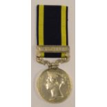 Punjab Medal 1849 with Mooltan clasp, correctly named to Qr Mr Sergt A Davies, 49th Bengal N.I. (