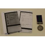 GSM GV with Iraq clasp named 4736958 Pte H Eyre Y & L R. Served with 2/Y &L. GVF (1)