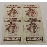 Harlem Globetrotters programmes v US All Stars 13 June 1953 Wembley x2, v The Honolulu Surfriders 28