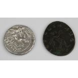 Roman Republican silver denarius of L.Marcius Censorinus, C.Mamilius, C.f.Limetanus and P.Crepusius,