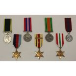 Group to 2577489 Sjt R B Young R.Sigs. 1939-45 Star, Africa Star + 8th Army clasp, Italy Star,