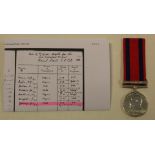 Transport Medal EDVII 1903 with clasp S.Africa 1899-1902, named (G.V.Young) naming corrected. With