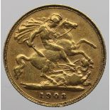 Half Sovereign 1903 GF