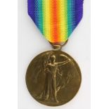 WW1 Victory Medal named 17625 Pte H S Clarke Suffolk Regt. Died of Wounds 28 Sept 1915 with the