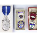 Masonic Medals (3) - all silver, in original boxes of issue - comprising Royal Masonic Hospital