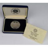 Ireland - Bank of Ireland silver bicentenary 1783-1983 silver Medal + box + certificate