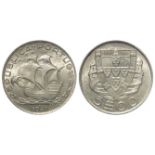 Portugal silver 5 Escudos 1940 GEF