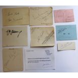 Boxing - excellent collection of autographs on album pages from 1930's includes Max Scmelling