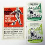 Bradford Park Avenue home games, c1950-1961, approx 3